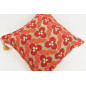Fabric Pillow, Fabric Pillow 18x18, Red Tiger Eyes Pattern Turkish Fabric Pillow Cover, Decorative Accent and Throw Pillow Fabric Pillow, Fabric Pillow 18x18, Red Tiger Eyes Pattern Turkish Fabric Pillow Cover, Decorative Accent and Throw Pillow
