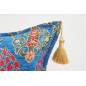 Fabric Pillow,Fabric Pillow 18x18,Navy Blue Topkapi Palace Tulip Pattern Turkish Jacquard Fabric Pillow,Bohemian Throw Pillow Fabric Pillow,Fabric Pillow 18x18,Navy Blue Topkapi Palace Tulip Pattern Turkish Jacquard Fabric Pillow,Bohemian Throw Pillow