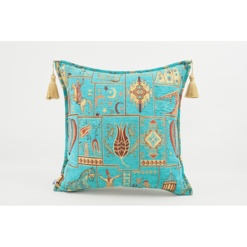 Fabric Pillow,Fabric Pillow 18x18,Turquoise Blue Turkish Dream Pattern Turkish Fabric Pillow Cover,Decorative and Throw Pillow Fabric Pillow,Fabric Pillow 18x18,Turquoise Blue Turkish Dream Pattern Turkish Fabric Pillow Cover,Decorative and Throw Pillow