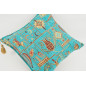 Fabric Pillow,Fabric Pillow 18x18,Turquoise Blue Turkish Dream Pattern Turkish Fabric Pillow Cover,Decorative and Throw Pillow Fabric Pillow,Fabric Pillow 18x18,Turquoise Blue Turkish Dream Pattern Turkish Fabric Pillow Cover,Decorative and Throw Pillow