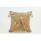 Fabric Pillow, Fabric Pillow 18x18,  Paysley Pattern Turkish Fabric Pillow Cover, Decorative, Accent and Throw Pillow