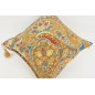Fabric Pillow, Fabric Pillow 18x18,  Paysley Pattern Turkish Fabric Pillow Cover, Decorative, Accent and Throw Pillow