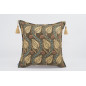 Fabric Pillow, Fabric Pillow 18x18, Moss Green Water Line Tulip Pattern Turkish Fabric Pillow, Decorative and Throw Pillow Fabric Pillow, Fabric Pillow 18x18, Moss Green Water Line Tulip Pattern Turkish Fabric Pillow, Decorative and Throw Pillow