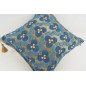 Fabric Pillow,Fabric Pillow 18x18,Navy Blue Tiger Eyes Pattern Turkish Fabric Pillow Cover,Decorative Accent and Throw Pillow Fabric Pillow,Fabric Pillow 18x18,Navy Blue Tiger Eyes Pattern Turkish Fabric Pillow Cover,Decorative Accent and Throw Pillow