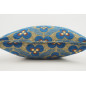 Fabric Pillow,Fabric Pillow 18x18,Navy Blue Tiger Eyes Pattern Turkish Fabric Pillow Cover,Decorative Accent and Throw Pillow Fabric Pillow,Fabric Pillow 18x18,Navy Blue Tiger Eyes Pattern Turkish Fabric Pillow Cover,Decorative Accent and Throw Pillow