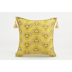 Fabric Pillow,Fabric Pillow 18x18,Pistachio Green Tiger Eyes Pattern Turkish Fabric Pillow Cover,Decorative Accent and Throw Pil