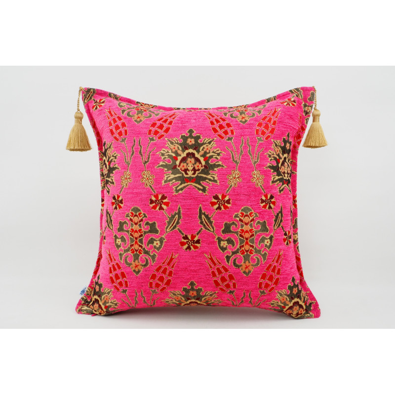 Fabric Pillow,Fabric Pillow 18x18,Mazenda Pink Topkapi Palace Tulip Pattern Turkish Fabric Pillow Cover,Decorative Throw Pillow Fabric Pillow,Fabric Pillow 18x18,Mazenda Pink Topkapi Palace Tulip Pattern Turkish Fabric Pillow Cover,Decorative Throw Pillow