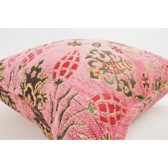 Fabric Pillow,Fabric Pillow 18x18,Pale Pink Topkapi Palace Tulip Pattern Turkish Fabric Pillow,Decorative Pillow,Throw Pillow