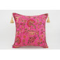 Fabric Pillow, Fabric Pillow 18x18, Mazenda Pink Carnation Pattern Turkish Fabric Pillow, Decorative Accent and Throw Pillow Fabric Pillow, Fabric Pillow 18x18, Mazenda Pink Carnation Pattern Turkish Fabric Pillow, Decorative Accent and Throw Pillow