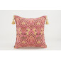 Fabric Pillow, Fabric Pillow 18x18, Pale Pink Carnation Pattern Turkish Fabric Pillow Cover, Decorative Accent and Throw Pillow Fabric Pillow, Fabric Pillow 18x18, Pale Pink Carnation Pattern Turkish Fabric Pillow Cover, Decorative Accent and Throw Pillow