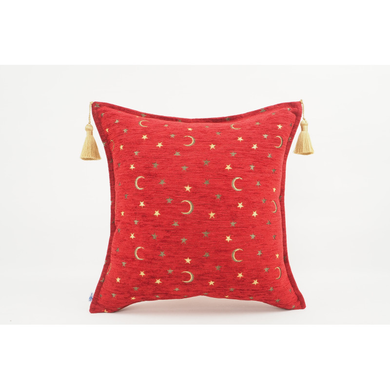 Fabric Pillow, Fabric Pillow 18x18, Red Arabian NIght Pattern Turkish Fabric Pillow Cover, Decorative Accent and Throw Pillow Fabric Pillow, Fabric Pillow 18x18, Red Arabian NIght Pattern Turkish Fabric Pillow Cover, Decorative Accent and Throw Pillow