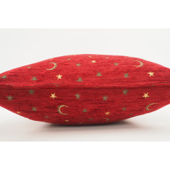 Fabric Pillow, Fabric Pillow 18x18, Red Arabian NIght Pattern Turkish Fabric Pillow Cover, Decorative Accent and Throw Pillow