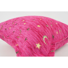 Fabric Pillow,Fabric Pillow 18x18,Mazenda Pink Arabian NIght Pattern Turkish Fabric Pillow Cover,Decorative and Throw Pillow