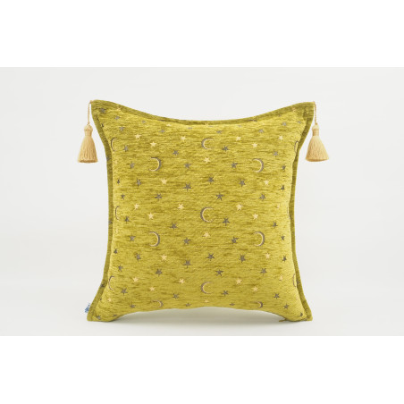 Fabric Pillow,Fabric Pillow 18x18,Pistachio Green Arabian NIght Pattern Turkish Fabric Pillow Cover,Decorative and Throw Pillow