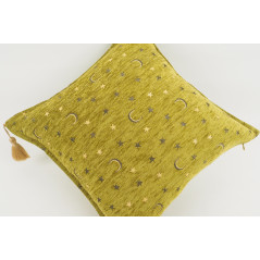 Fabric Pillow,Fabric Pillow 18x18,Pistachio Green Arabian NIght Pattern Turkish Fabric Pillow Cover,Decorative and Throw Pillow