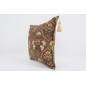 Fabric Pillow, Fabric Pillow 18x18, Moss Green Carnation Pattern Turkish Fabric Pillow Cover, Decorative Accent and Throw Pillow Fabric Pillow, Fabric Pillow 18x18, Moss Green Carnation Pattern Turkish Fabric Pillow Cover, Decorative Accent and Throw Pillow