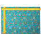 Turkish Upholstery Fabric by the Yard and Meter | Turquoise Blue Dream  Pattern Jacquard Fabric for Sofa Chair,Curtains Fabric
