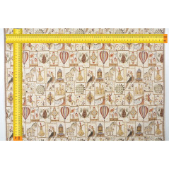 Turkish Upholstery Fabric by the Yard and Meter | Beige Dream Pattern Jacquard Fabric for Sofa Chair,Couch Cover and Curtains