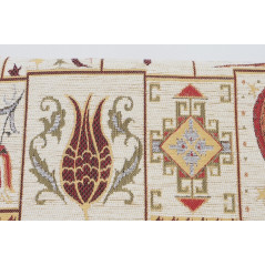 Turkish Upholstery Fabric by the Yard and Meter | Beige Dream Pattern Jacquard Fabric for Sofa Chair,Couch Cover and Curtains