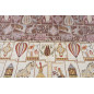 Turkish Upholstery Fabric by the Yard and Meter | Beige Dream Pattern Jacquard Fabric for Sofa Chair,Couch Cover and Curtains
