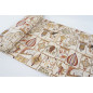 Turkish Upholstery Fabric by the Yard and Meter | Beige Dream Pattern Jacquard Fabric for Sofa Chair,Couch Cover and Curtains