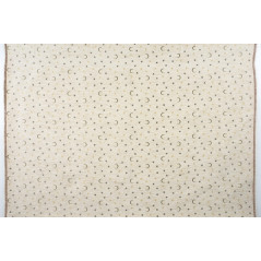 Turkish Upholstery Fabric by the Yard and Meter | Beige Arabian Night Pattern Jacquard Fabric for Sofa Chair,Curtains Fabric