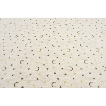 Upholstery Fabric,Turkish Fabric By the Meter, By the Yard, Beige Arabian Night Pattern Upholstery Fabric