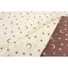 Turkish Upholstery Fabric by the Yard and Meter | Beige Arabian Night Pattern Jacquard Fabric for Sofa Chair,Curtains Fabric
