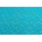 Turkish Upholstery Fabric by the Yard and Meter | Turquoise Blue Arabian Night Pattern Jacquard Fabric for Sofa Chair,Curtains Turkish Upholstery Fabric by the Yard and Meter | Turquoise Blue Arabian Night Pattern Jacquard Fabric for Sofa Chair,Curtains