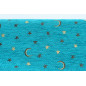 Turkish Upholstery Fabric by the Yard and Meter | Turquoise Blue Arabian Night Pattern Jacquard Fabric for Sofa Chair,Curtains Turkish Upholstery Fabric by the Yard and Meter | Turquoise Blue Arabian Night Pattern Jacquard Fabric for Sofa Chair,Curtains
