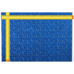 Turkish Upholstery Fabric by the Yard and Meter | Royal Blue Arabian Night Pattern Jacquard Fabric for Sofa Chair,Curtains Fabic