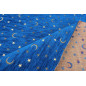 Turkish Upholstery Fabric by the Yard and Meter | Royal Blue Arabian Night Pattern Jacquard Fabric for Sofa Chair,Curtains Fabic Turkish Upholstery Fabric by the Yard and Meter | Royal Blue Arabian Night Pattern Jacquard Fabric for Sofa Chair,Curtains Fabic