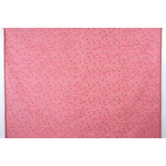 Turkish Upholstery Fabric by the Yard and Meter | Pale Pink Arabian Night Pattern Jacquard Fabric for Sofa Chair,Curtains Fabric
