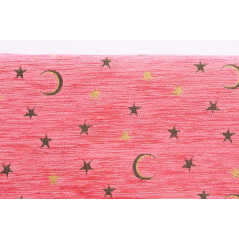 Turkish Upholstery Fabric by the Yard and Meter | Pale Pink Arabian Night Pattern Jacquard Fabric for Sofa Chair,Curtains Fabric