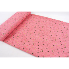 Turkish Upholstery Fabric by the Yard and Meter | Pale Pink Arabian Night Pattern Jacquard Fabric for Sofa Chair,Curtains Fabric