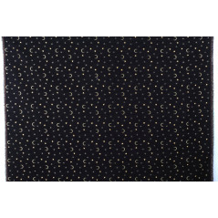 Turkish Upholstery Fabric by the Yard and Meter | Black Arabian Night Pattern Jacquard Fabric for Sofa Chair,Curtains Fabric