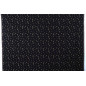 Turkish Upholstery Fabric by the Yard and Meter | Black Arabian Night Pattern Jacquard Fabric for Sofa Chair,Curtains Fabric