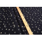 Turkish Upholstery Fabric by the Yard and Meter | Black Arabian Night Pattern Jacquard Fabric for Sofa Chair,Curtains Fabric