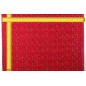 Turkish Upholstery Fabric by the Yard and Meter | Red Arabian Night Pattern Jacquard Fabric for Sofa Chair,Curtains Fabric