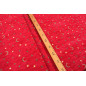 Turkish Upholstery Fabric by the Yard and Meter | Red Arabian Night Pattern Jacquard Fabric for Sofa Chair,Curtains Fabric
