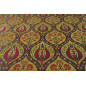 Turkish Upholstery Fabric by the Yard and Meter | Pistachio Green Morocco Tulip Pattern Jacquard Fabric for Sofa Chair,Curtains