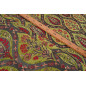 Turkish Upholstery Fabric by the Yard and Meter | Pistachio Green Morocco Tulip Pattern Jacquard Fabric for Sofa Chair,Curtains