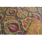Turkish Upholstery Fabric by the Yard and Meter | Pistachio Green Morocco Tulip Pattern Jacquard Fabric for Sofa Chair,Curtains