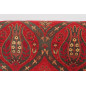Turkish Upholstery Fabric by the Yard and Meter | Red Morocco Tulip Pattern Jacquard Fabric for Sofa Chair,Curtains Fabric