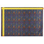 Turkish Upholstery Fabric by the Yard and Meter |Royal Blue Morocco Tulip Pattern Jacquard Fabric for Sofa Chair,Curtains Fabric