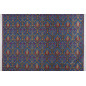 Turkish Upholstery Fabric by the Yard and Meter |Royal Blue Morocco Tulip Pattern Jacquard Fabric for Sofa Chair,Curtains Fabric
