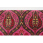Turkish Upholstery Fabric by the Yard and Meter | Mazenda Pink Morocco Tulip Pattern Jacquard Fabric for Sofa Chair,Curtains