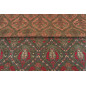 Turkish Upholstery Fabric by the Yard and Meter |Moss Green Morocco Tulip Pattern Jacquard Fabric for Sofa Chair,Curtains Fabric