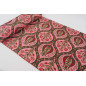 Turkish Upholstery Fabric by the Yard and Meter |Pale Pink Morocco Tulip Pattern Jacquard Fabric for Sofa Chair,Curtains Fabric