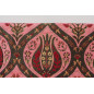 Turkish Upholstery Fabric by the Yard and Meter |Pale Pink Morocco Tulip Pattern Jacquard Fabric for Sofa Chair,Curtains Fabric